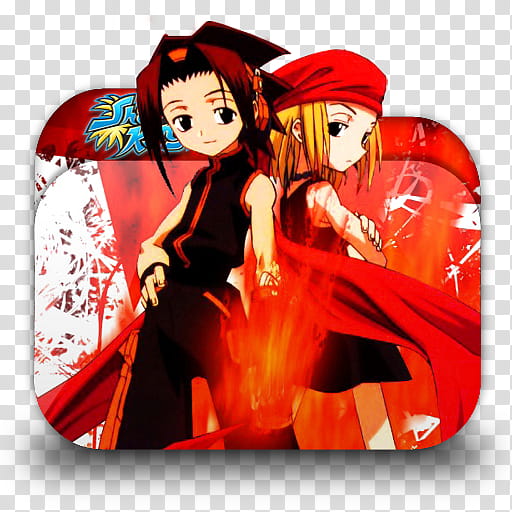 Anime Folder Icon Pack  by Knives, Shaman King  transparent background PNG clipart