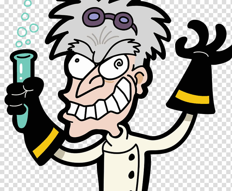Scientist, Mad Scientist, Science, Laboratory, Drawing, Experiment, Cartoon, Line transparent background PNG clipart