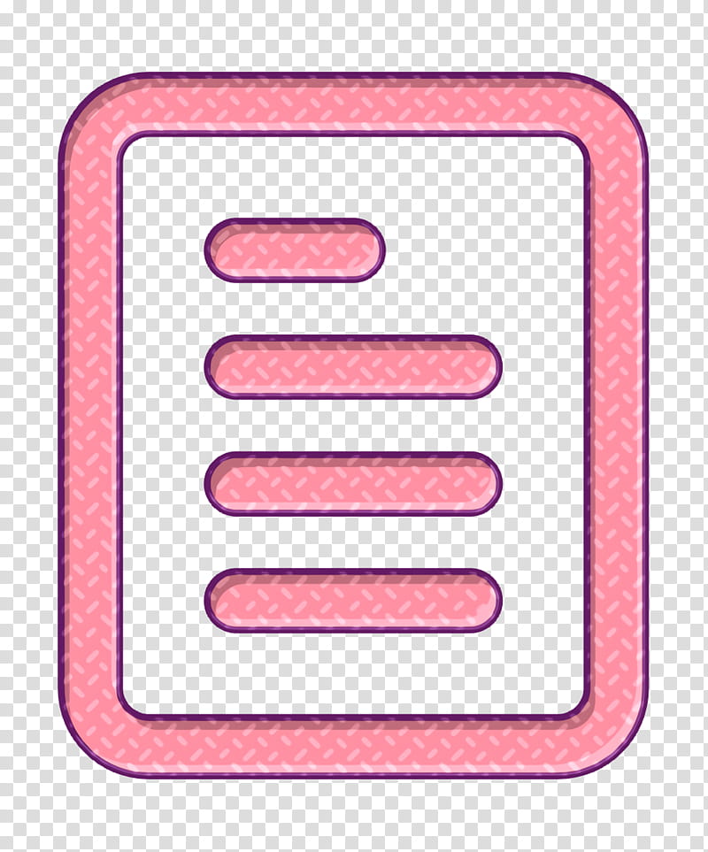 paper icon, Pink, Line, Material Property, Peach transparent background PNG clipart