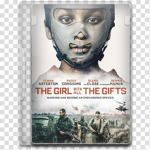 Movie Icon , The Girl with All the Gifts, The Girl With All Gifts DVD case transparent background PNG clipart