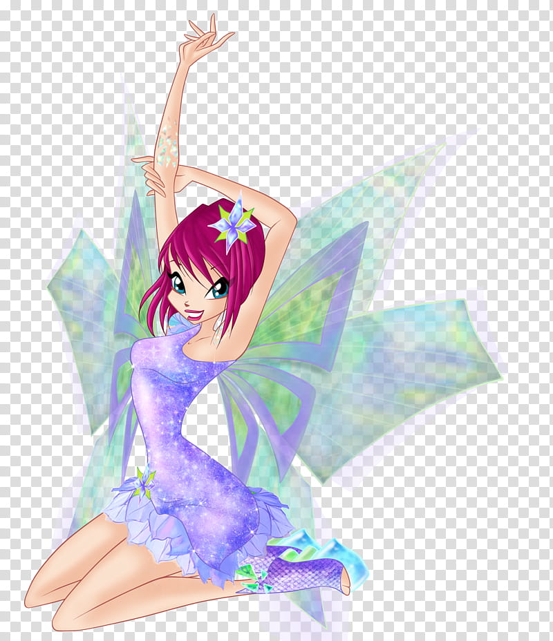 Tecna Mythix, Winx Club fairy character illustration transparent background PNG clipart