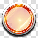 Baltic Sea Gems Buttons, Orange transparent background PNG clipart