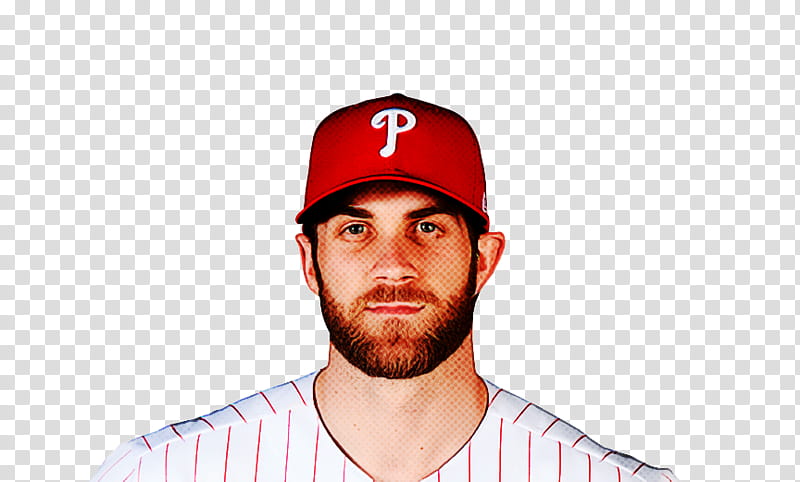 Vintage MLB Player Bryce Harper Headband PNG Download