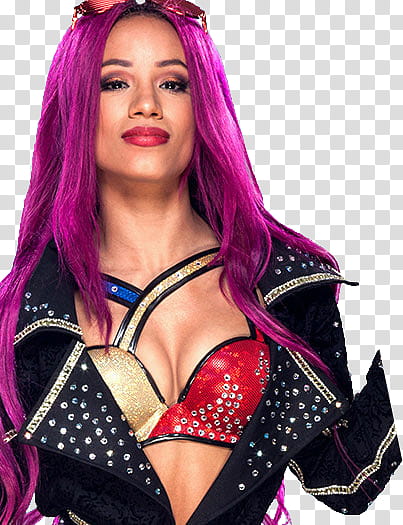 WWE SASHA BANKS transparent background PNG clipart