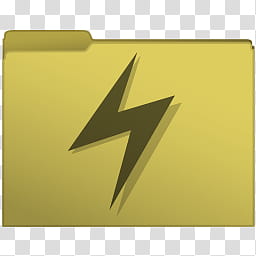 Pokemon TCG Set Computer Folder Icons, Lightning-Type, yellow folder transparent background PNG clipart