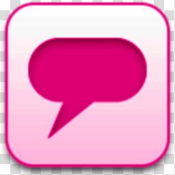 Albook Extended Pussy Pink And White Speech Balloon Icon Transparent Background Png Clipart Hiclipart