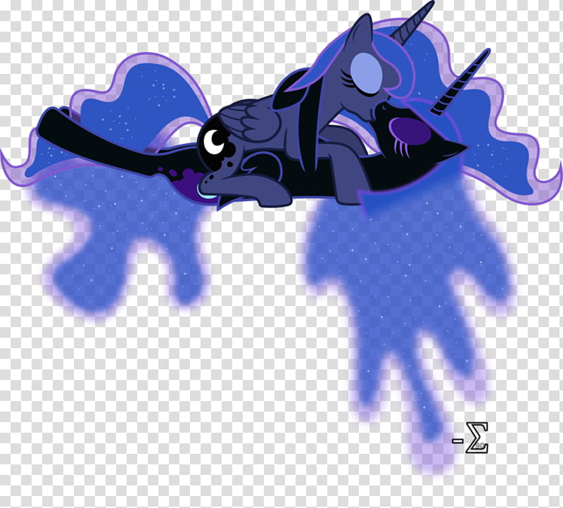 Nightmare and Luna Kissing () (Kissing Ver.), Princess Luna transparent background PNG clipart