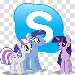All icons in mac and ico PC formats, Chat, TwiSkype, My Little Pony characters and Skype transparent background PNG clipart