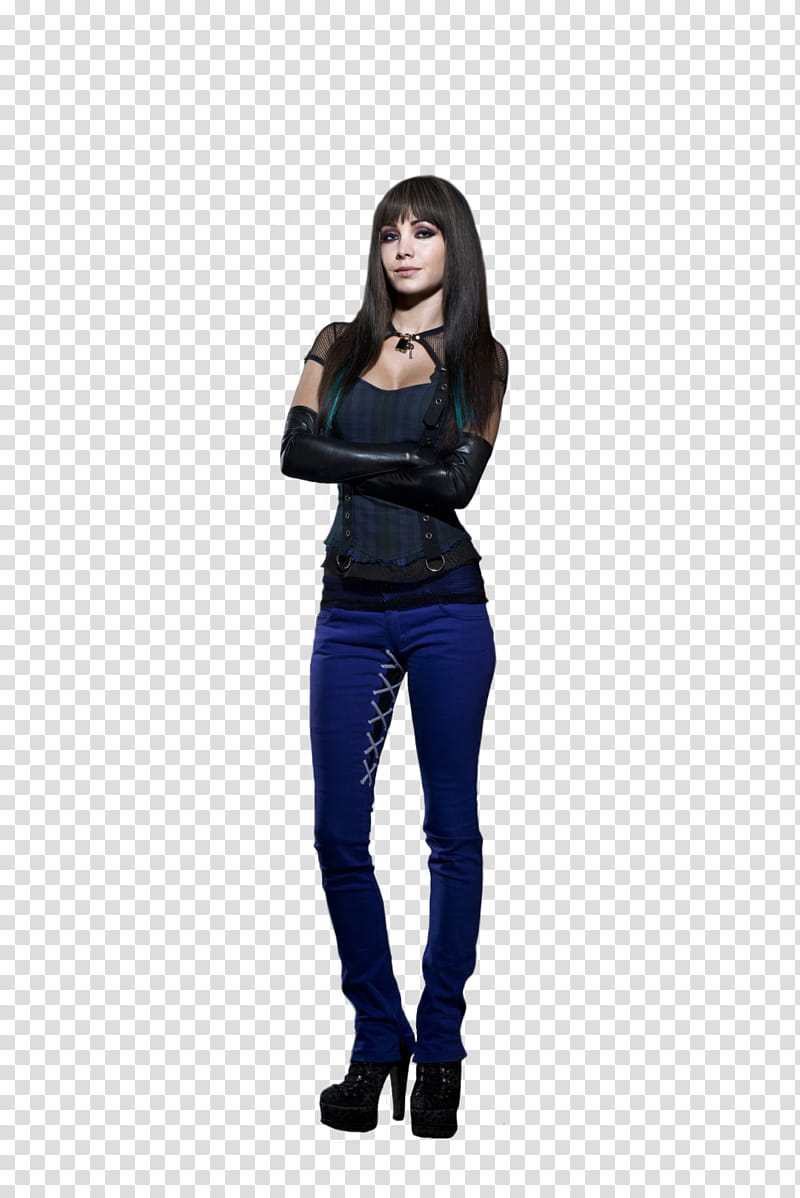 Ksenia Solo , woman standing while crossing her arms transparent background PNG clipart