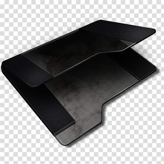 Black Empty Folder, black folder icon illustration transparent background PNG clipart