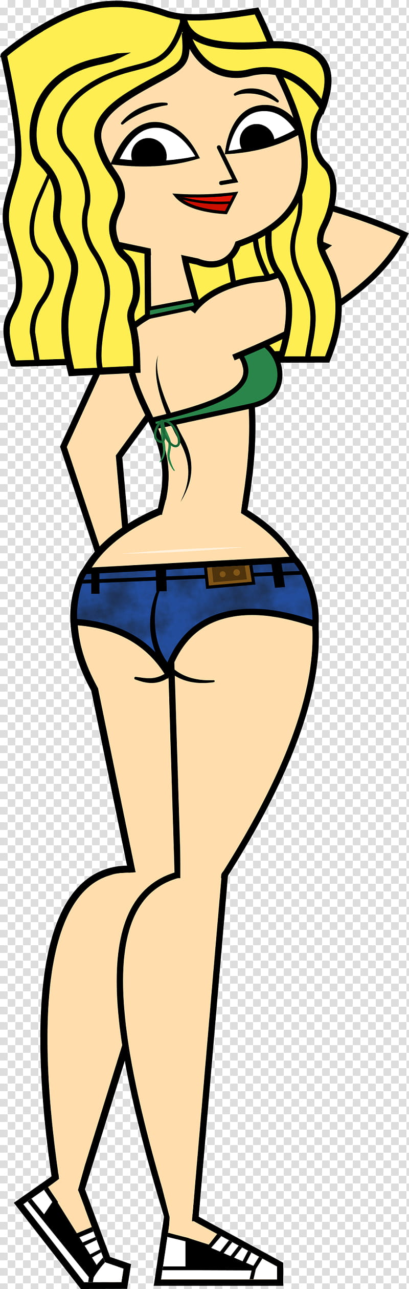 Carrie Beach Pose Commission, female animated character art transparent background PNG clipart