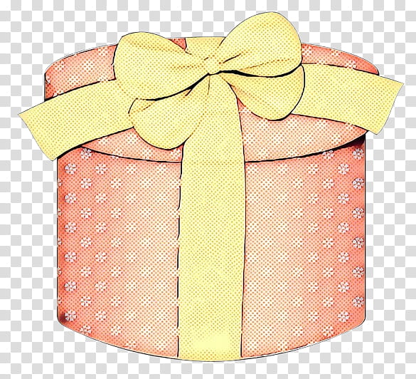 Gift Box Ribbon, Yellow, Pink, Orange, Present, Gift Wrapping transparent background PNG clipart