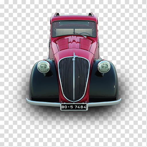 Archigraphs Cars Icons, FiatTopolino-Archigraphs_x, classic red vehicle illustration transparent background PNG clipart