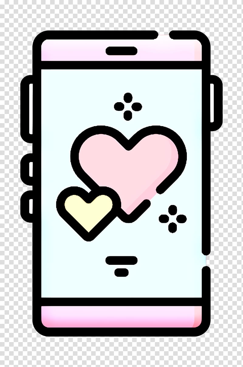 Heart icon Social Media icon App icon, Mobile Phone Case, Pink, Mobile Phone Accessories, Material Property transparent background PNG clipart
