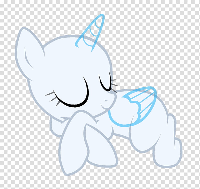 Sleepy Pony Base, My Little Pony illustration transparent background PNG clipart