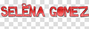 Textos de Selena Gomez transparent background PNG clipart thumbnail