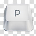 Keyboard Buttons, P keyboard keycap illustration transparent background PNG clipart
