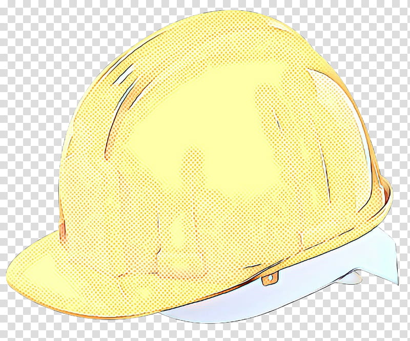 Retro, Pop Art, Vintage, Hard Hats, Baseball Cap, Yellow, Helmet, Clothing transparent background PNG clipart