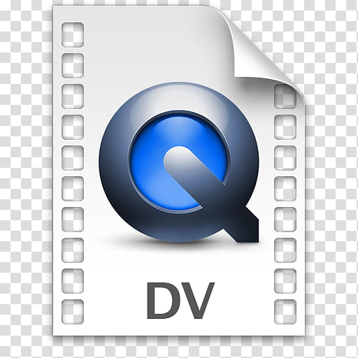 QuickTime X, DV icon transparent background PNG clipart