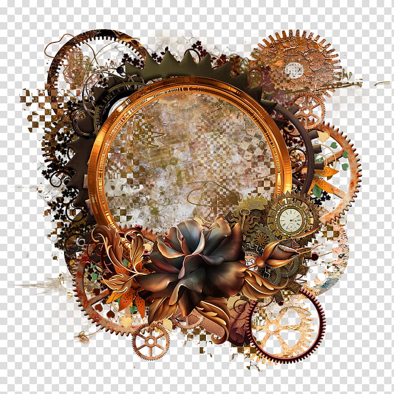 Circle Background Frame, Gear, Gears Of War, Sticker, Steampunk, Gear Ratio, Remix, Flower transparent background PNG clipart