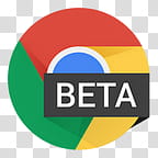 Android Lollipop Icons, Chrome Beta, Google Chrome Beta icon logo transparent background PNG clipart
