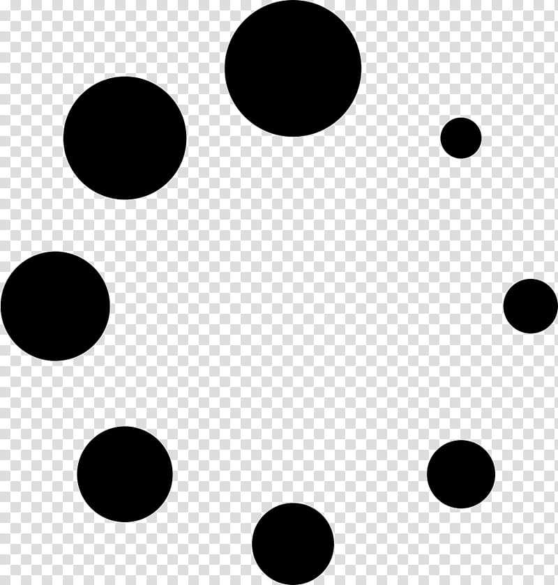 Icon Design, Symbol, Circle, Line, Polka Dot, Blackandwhite transparent background PNG clipart