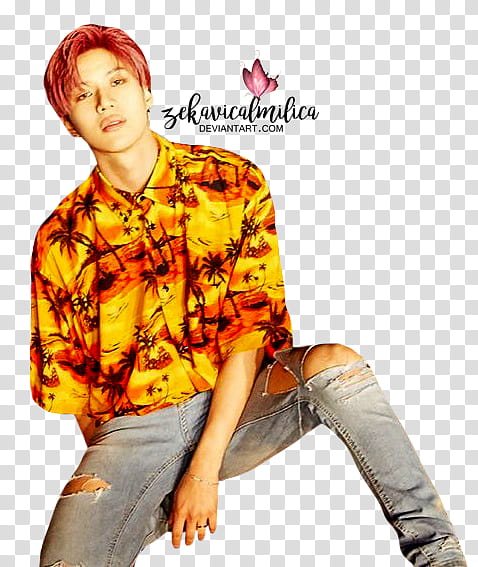 SHINee Taemin The Story Of Light, man wearing jeans transparent background PNG clipart