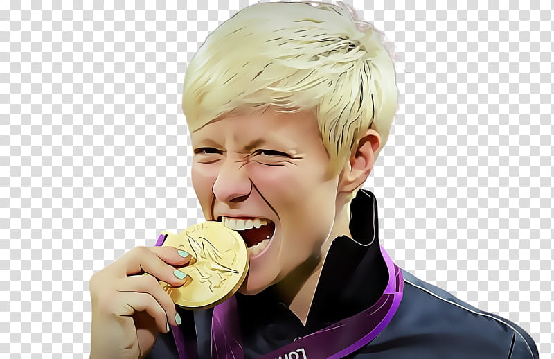 Cartoon Gold Medal, Megan Rapinoe, London 2012 Summer Olympics, United States Womens National Soccer Team, Football, Womens Association Football, Sports, Fifa Womens World Cup transparent background PNG clipart