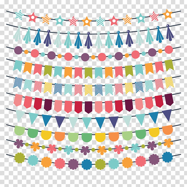 Birthday Party Hat, Birthday
, Garland, Drawing, Anniversary, Line, Area, Material transparent background PNG clipart