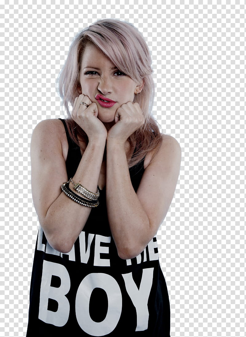 Ellie Goulding ,  transparent background PNG clipart