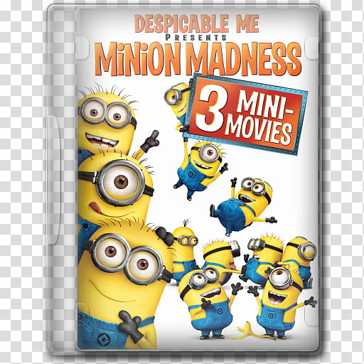 the BIG Movie Icon Collection D, Despicable Me Presents Minion Madness transparent background PNG clipart