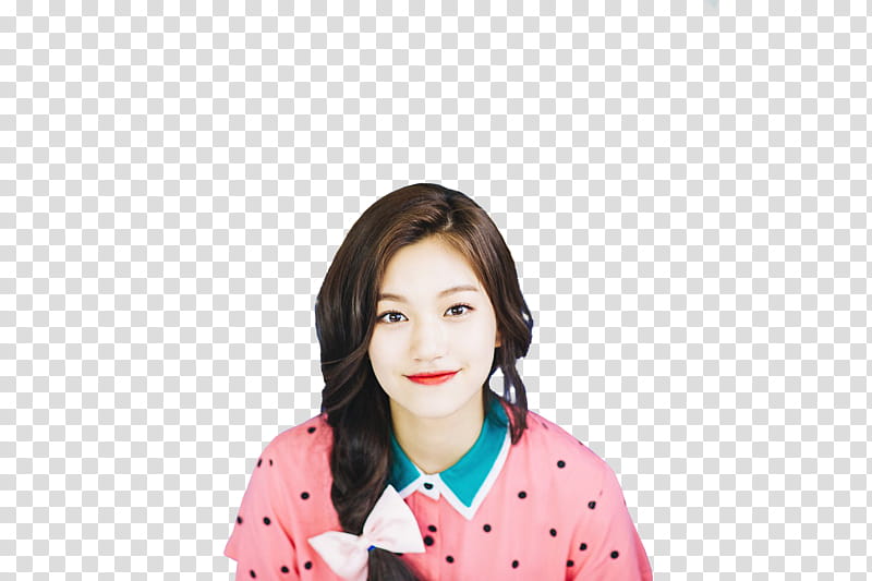 I O I DoYeon Sugar and Me MV P, woman wearing pink shirt transparent background PNG clipart