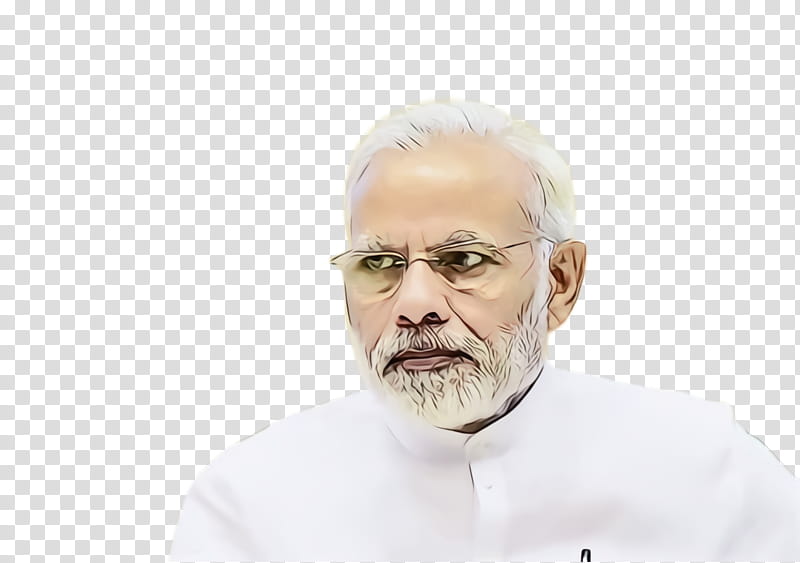 Narendra Modi, India, Beard, Moustache, Glasses, Behavior, Human, Chin transparent background PNG clipart