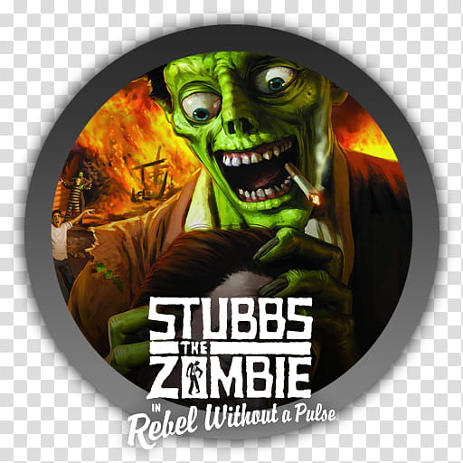 Stubbs the Zombie in Rebel Without a Pulse Icon transparent background PNG clipart