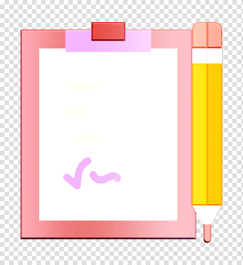 Notepad icon Note icon Essential icon, Pink, Text, Material Property, Paper, Paper Product, Frame, Rectangle transparent background PNG clipart