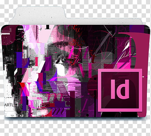 Adobe CS Program Folder Icons, InDesign transparent background PNG clipart