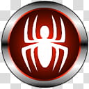 PrimaryCons Red, Spider-Man logo transparent background PNG clipart