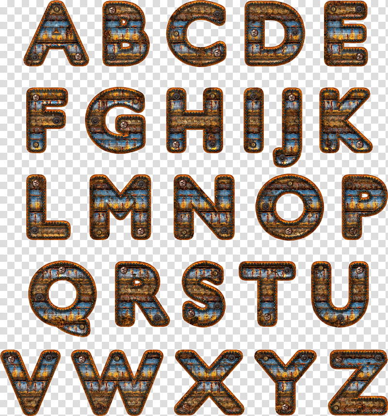 Alpha Rust, brown text transparent background PNG clipart