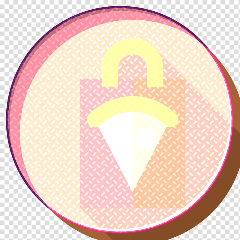 Take away icon Pizza icon, Pink, Circle transparent background PNG clipart