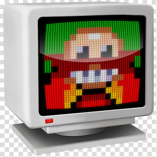 Sonic the Hedgehog Icons, Monitor, Robotnik, gray CRT computer monitor transparent background PNG clipart