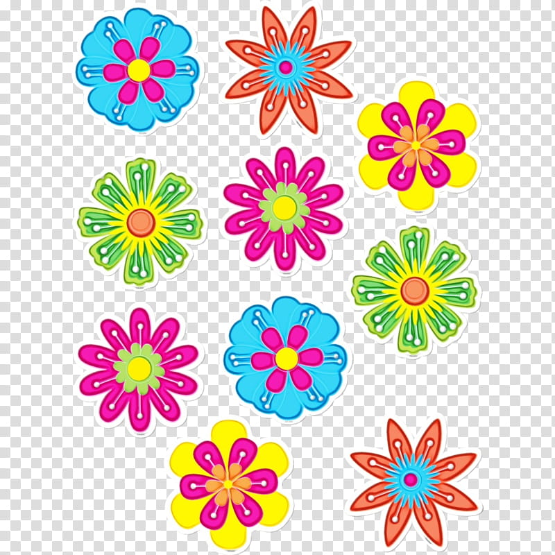 Watercolor Flower, Paint, Wet Ink, Classroom, Bulletin Boards, Floral Design, Teacher, Cut Flowers transparent background PNG clipart