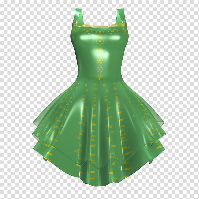 Green Boots And Dress , green sleeveless dress figurine transparent background PNG clipart