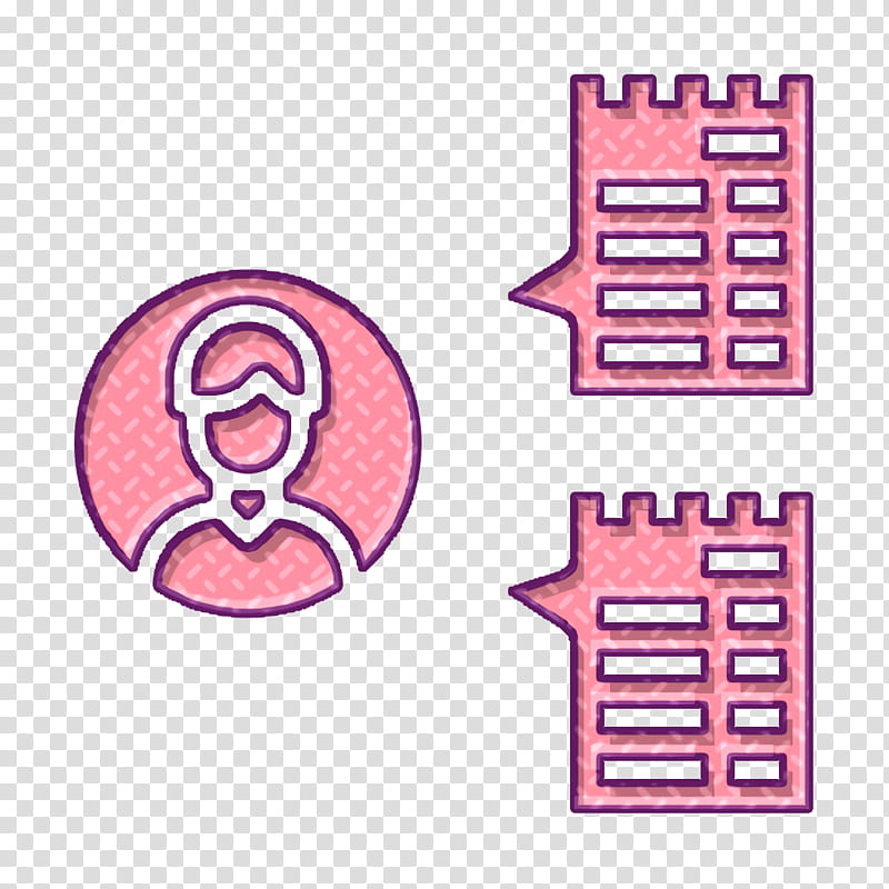 Cashier icon Business and finance icon Bill And Payment icon, Pink, Text transparent background PNG clipart