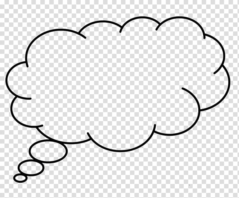 Thought Cloud, Speech Balloon, Cartoon, White, Text, Line Art, Leaf, Meteorological Phenomenon transparent background PNG clipart