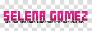 Texto Selena Gomez transparent background PNG clipart thumbnail