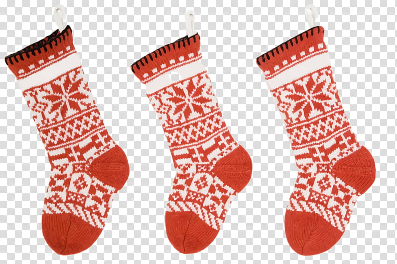 Christmas ing, Sock, White, Red, Christmas ing, Christmas Decoration, Wool, Footwear transparent background PNG clipart