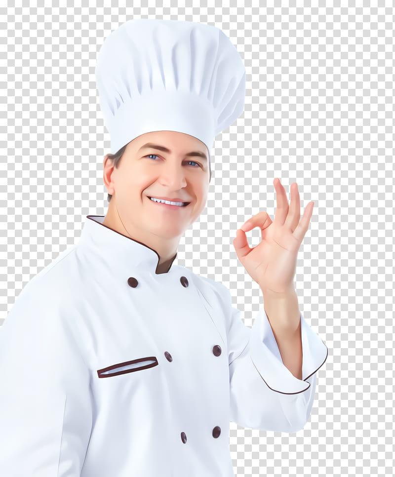 cook chef's uniform chef chief cook uniform, Chefs Uniform, Baker, Gesture transparent background PNG clipart