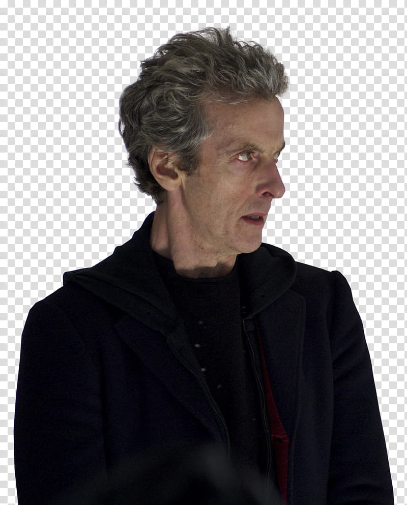 Doctor Who Season , man in black jacket transparent background PNG clipart