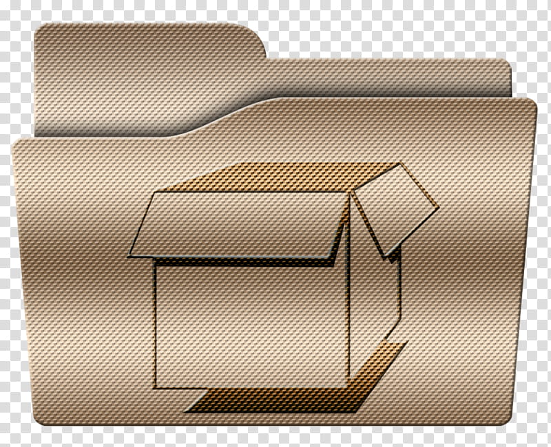 Khaki fiber folder, brown box folder icon box transparent background PNG clipart