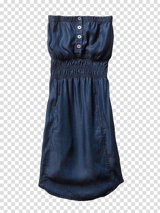dresses , blue tube-top sleeveless dress transparent background PNG clipart